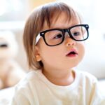One Year Old Toddler Boy With Eyeglasses