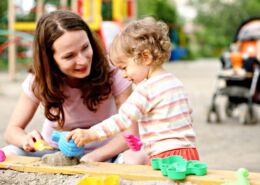 Family On Playground